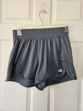 Adidas Women's Performance Running Shorts — Slate Gray